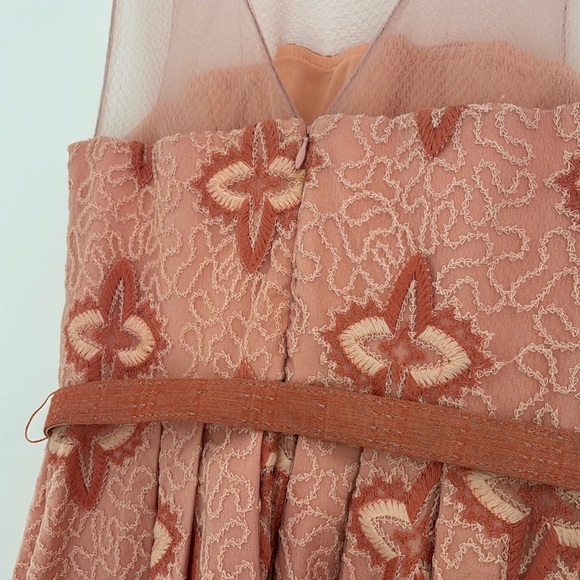 Anthropologie Eva Franco Peach Blossom Dress - Picture 7 of 13